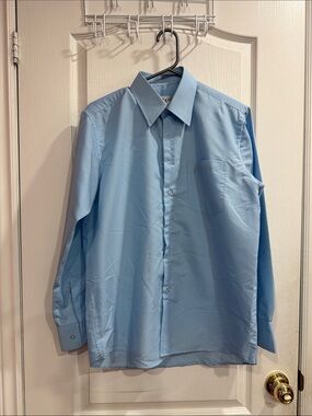 Lands' End Light Blue Dress Shirt